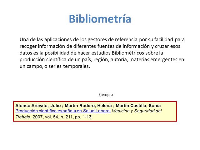 Bibliometría