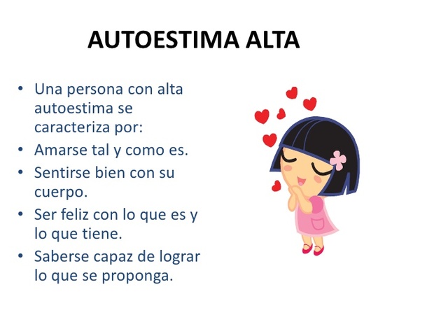 AUTOESTIMA ALTA