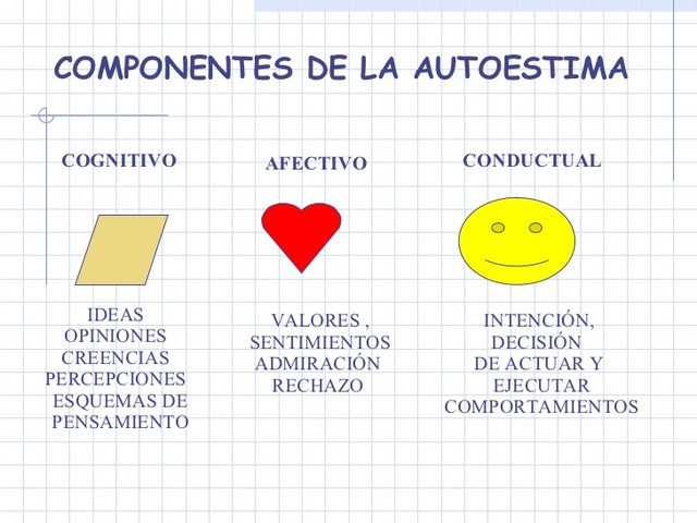 COMPONENTES DEL AUTOESTIMA
