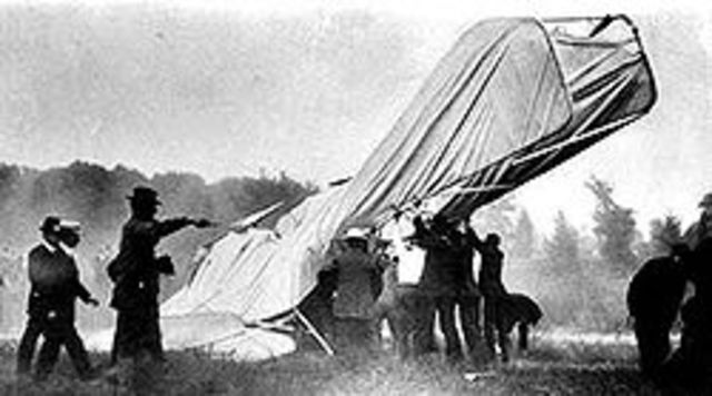 Primer accidente aéreo