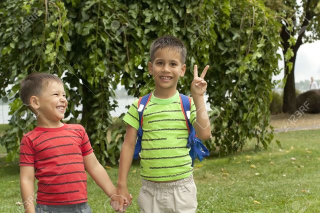 La primera vez que fui al parque junto a mi hermano