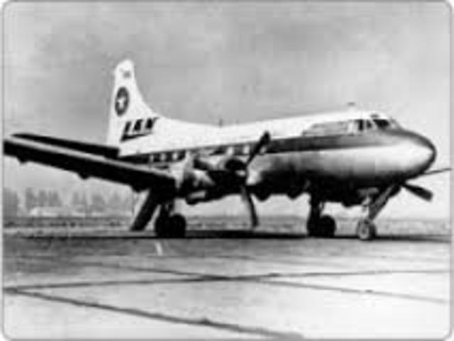 Creación de las Lineas Aéreas Nacionales (LAN)