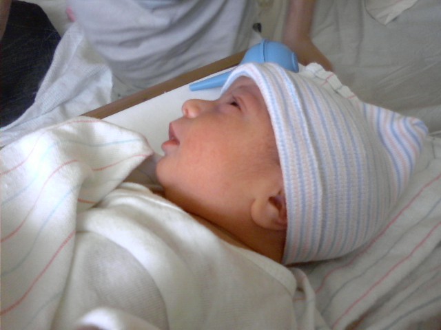 The day my first sister, DejAura, was born.