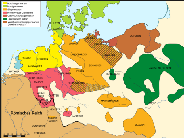 Vandals (Barbarians)  established in north africa
