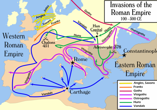 end of Western Roman Empire