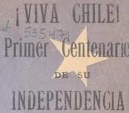 Celebracion del centenario de la independecia