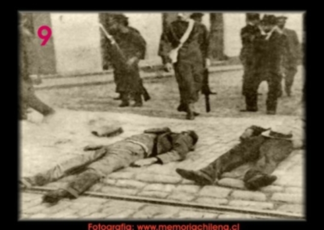 Matanza de obreros en la escuela Santa María de iquique