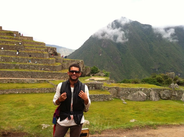 Primeiro passei de trem Machu Pichu