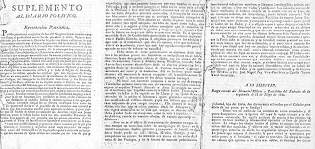 Primer "Diario Político de Santa Fé"