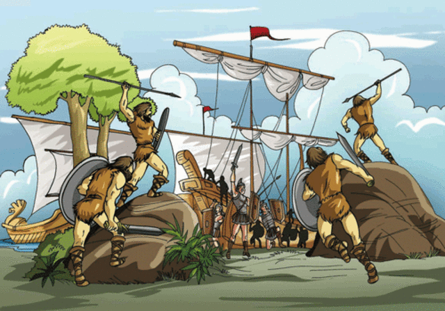 Britain becomes part of Roman empire