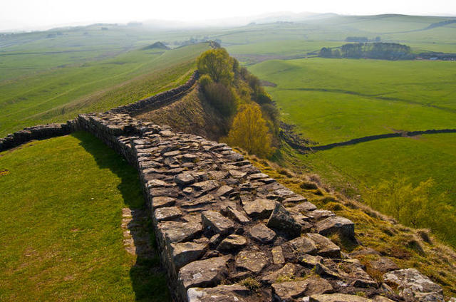 Emperor Hadrian builds a wall