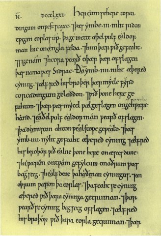 The Chronicle of Anglo Saxon