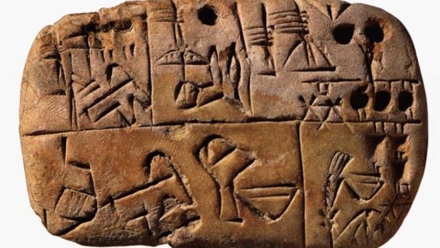 3.300 a. C. tablas de arcilla