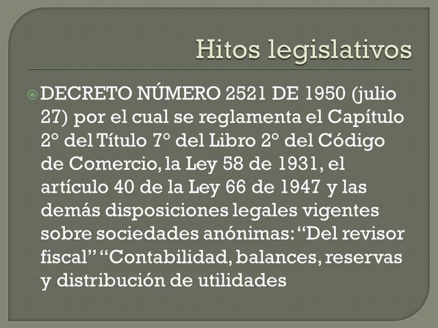 DECRETO 2521 DE 1950