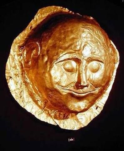 Gold Death Mask, Mycenaean