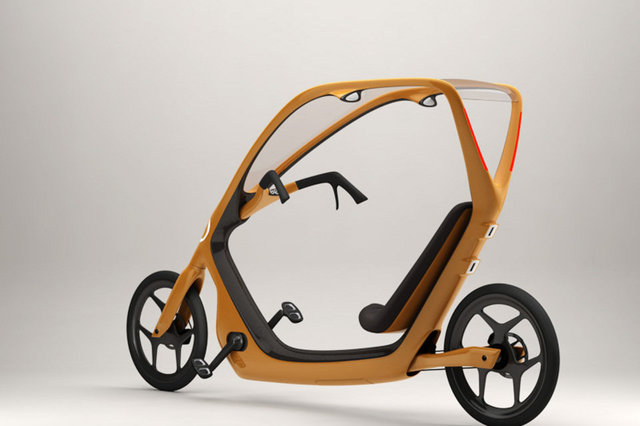 bicicleta hacia el futuro