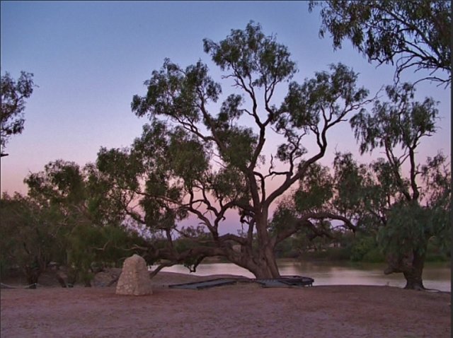 Wills and Burke, Coopers Creek on the 11th November 1860.