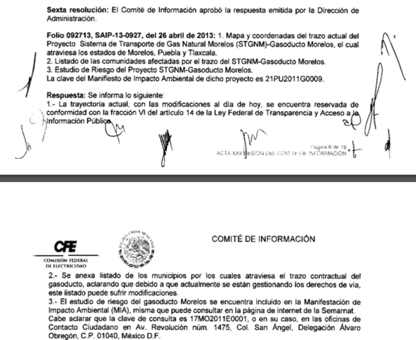 CFE: Modifica en 5 puntos el trazo del gasoducto