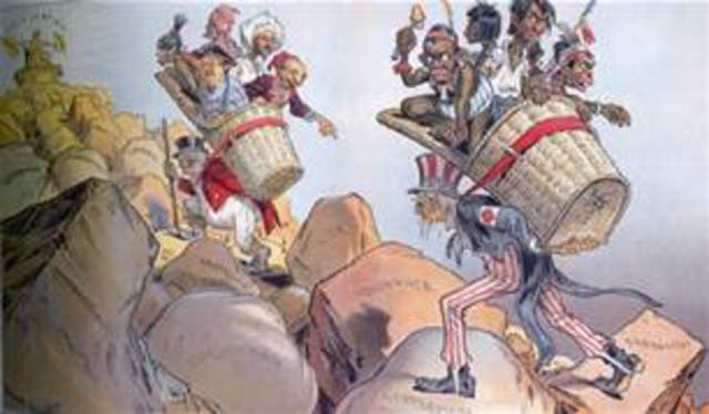 Rudyard Kipling published "The White Man's Burden"