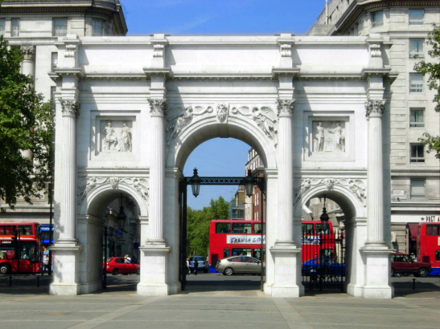 Marble Arch is created by John Nash