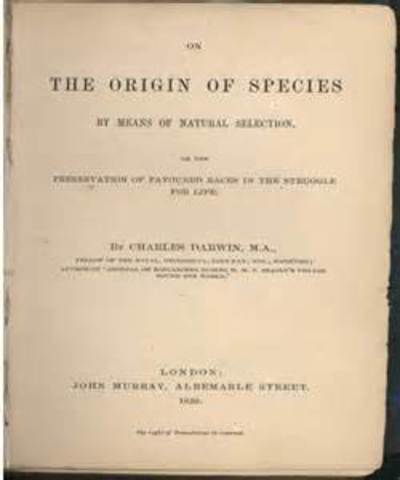 Charles Darwin Published "On the Origin of Species"