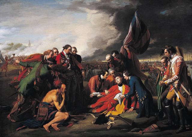 The Death of General Wolfe by Benjamin West 1771
