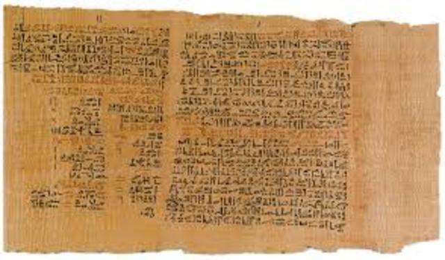 PAPIRO EGIPCIO 600 A.C