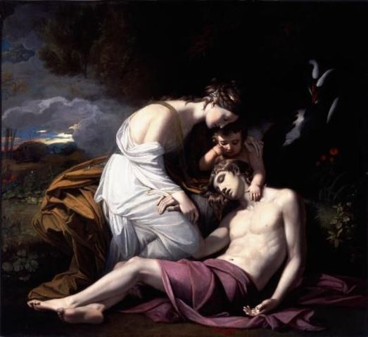 Venus Lamenting the Death of Adonis by Benjamin West 1768
