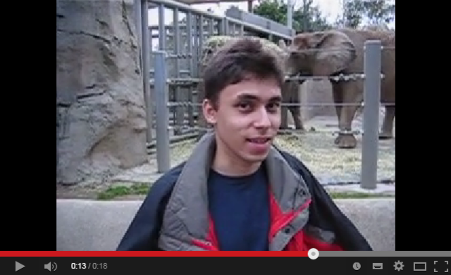 Primeiro vídeo na rede – “Me at the zoo”