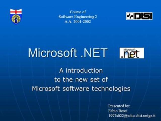 Microsofth .Net