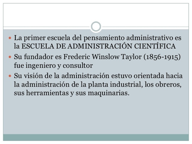 administración cientifica