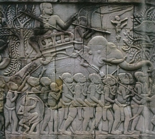 Chams defeat Angkor (1177 CE)
