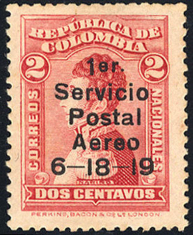 Vuelo Postal sobre Colombia