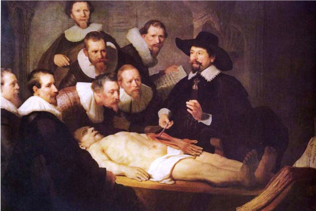 The Anatomy Lesson of Dr. Nicholaes Tulp - Rembrandt Harmenszoon van Rijn