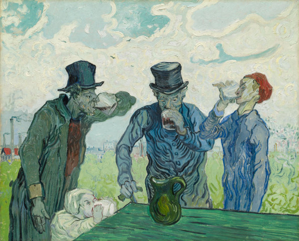 The Drinkers, 1890 - Vincent van Gogh