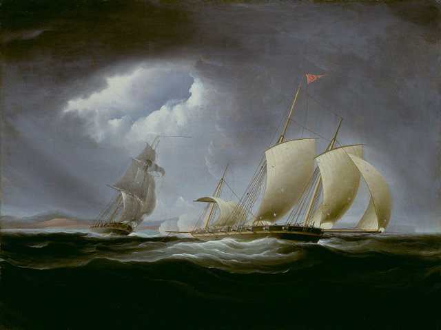 Capture of the Tripoli by the Enterprise, c. 1806/1812 - Thomas Birch