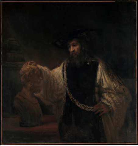 Aristotle with a Bust of Homer - Rembrandt