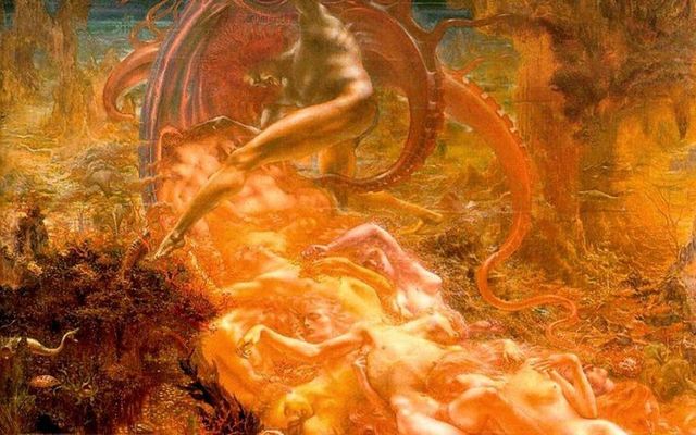 Satan's Treasures, 1895 - Jean Delville