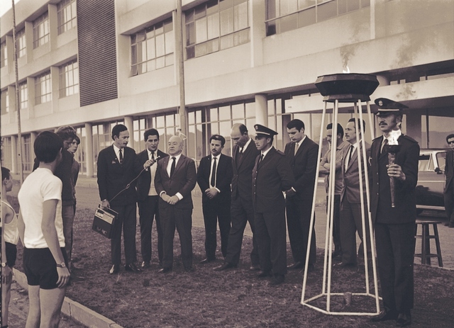 Chegada do fogo simbólico