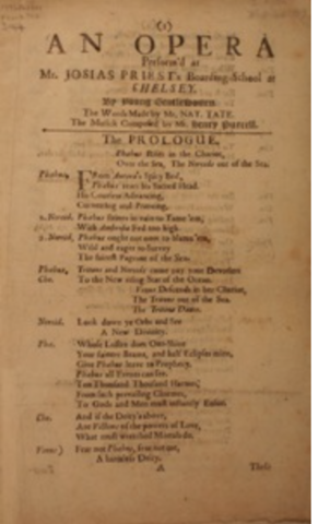 Dido and Aeneas -  Henry Purcell