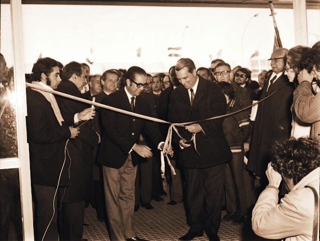 BIBLIOTECA Inauguração da primeira fase da construção da Cidade Universitária e da Biblioteca Central Manoel Marques de Souza – Conde de Porto Alegre