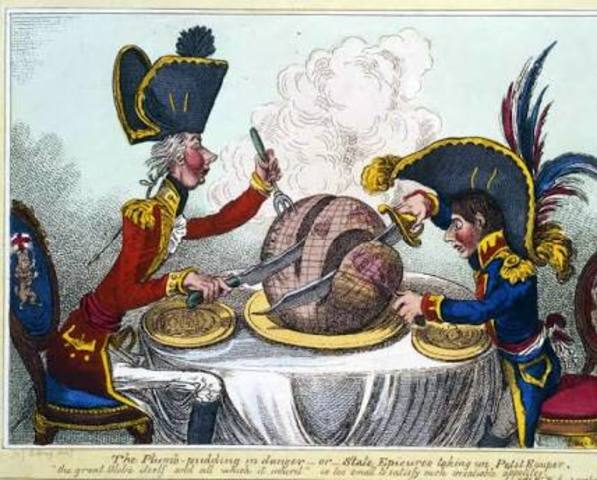 Napoleon declares himself emperor.