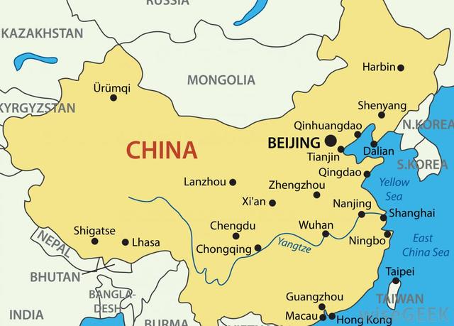 A map of the country