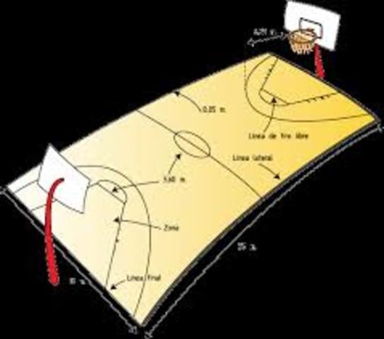 Se establecen  como medida de terreno de juego: 25x15 m. con 2x1 cm. de variación