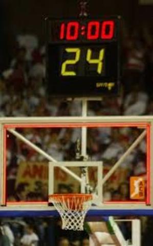 Se establece el tiempo de posición del balón en 24 segundos.