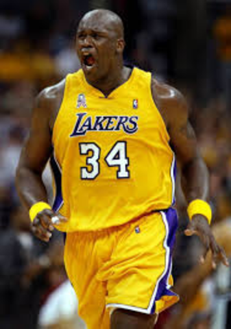 O neil subcampeón con los angeles lakers.