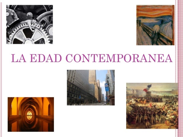 EDAD CONTEMPORANEA