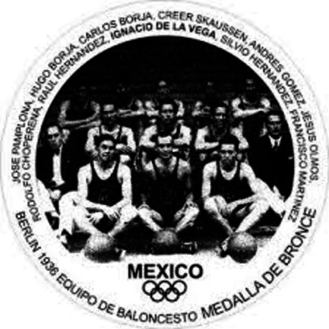 la seleccion mexicana de baloncesto gano bronce en los juegos olimpicos de verano de ese año en Berlin