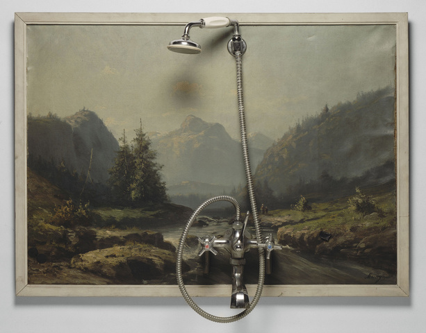 Daniel Spoerri - La douche (détrompe l'oeil)