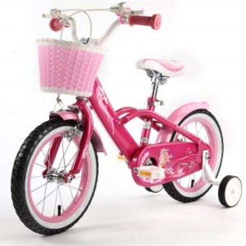 Bicicleta con ruedas traseras